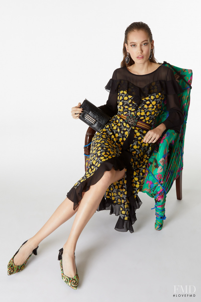 Laura Bogesvang Sorensen featured in  the Etro lookbook for Pre-Fall 2019