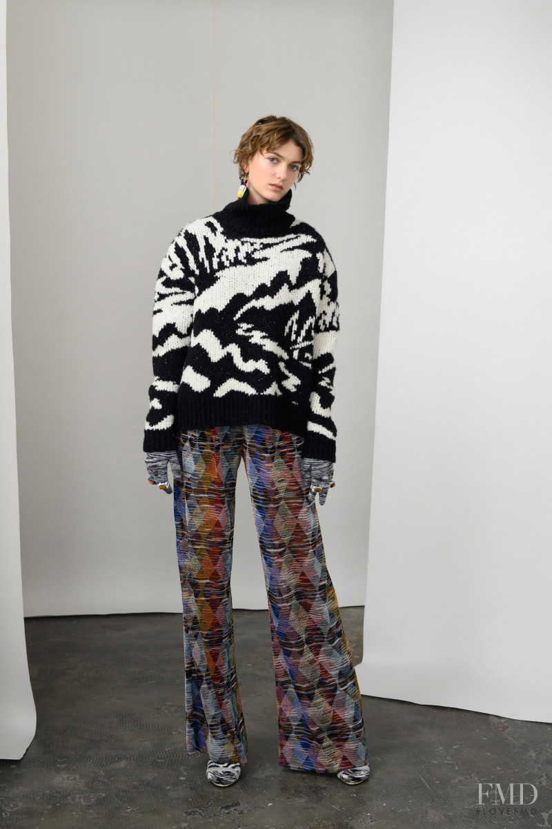 Mick Estelle featured in  the Missoni lookbook for Pre-Fall 2019