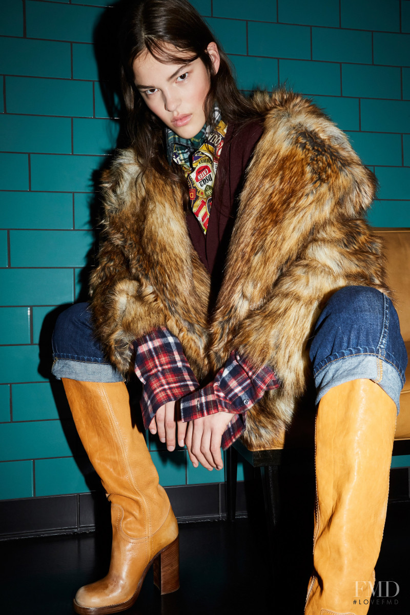 Matea Brakus featured in  the DSquared2 lookbook for Pre-Fall 2019