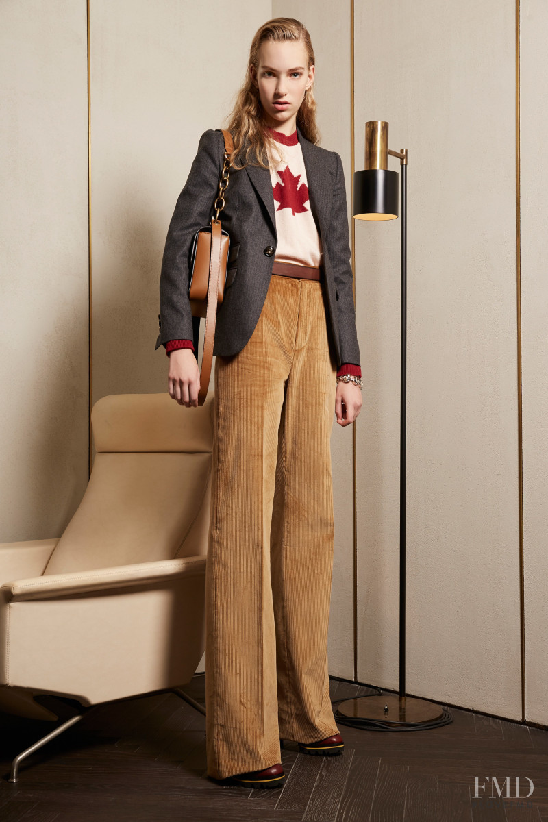 Sara Kemper featured in  the DSquared2 lookbook for Pre-Fall 2019