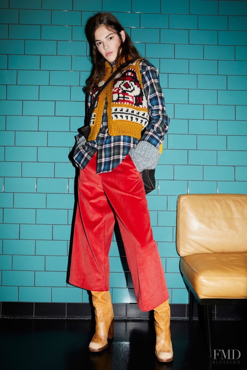 Matea Brakus featured in  the DSquared2 lookbook for Pre-Fall 2019