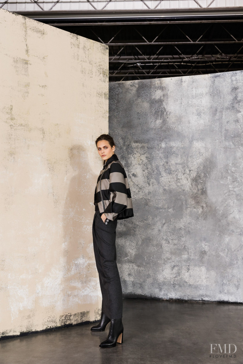 Darya Kostenich featured in  the Giorgio Armani lookbook for Pre-Fall 2019