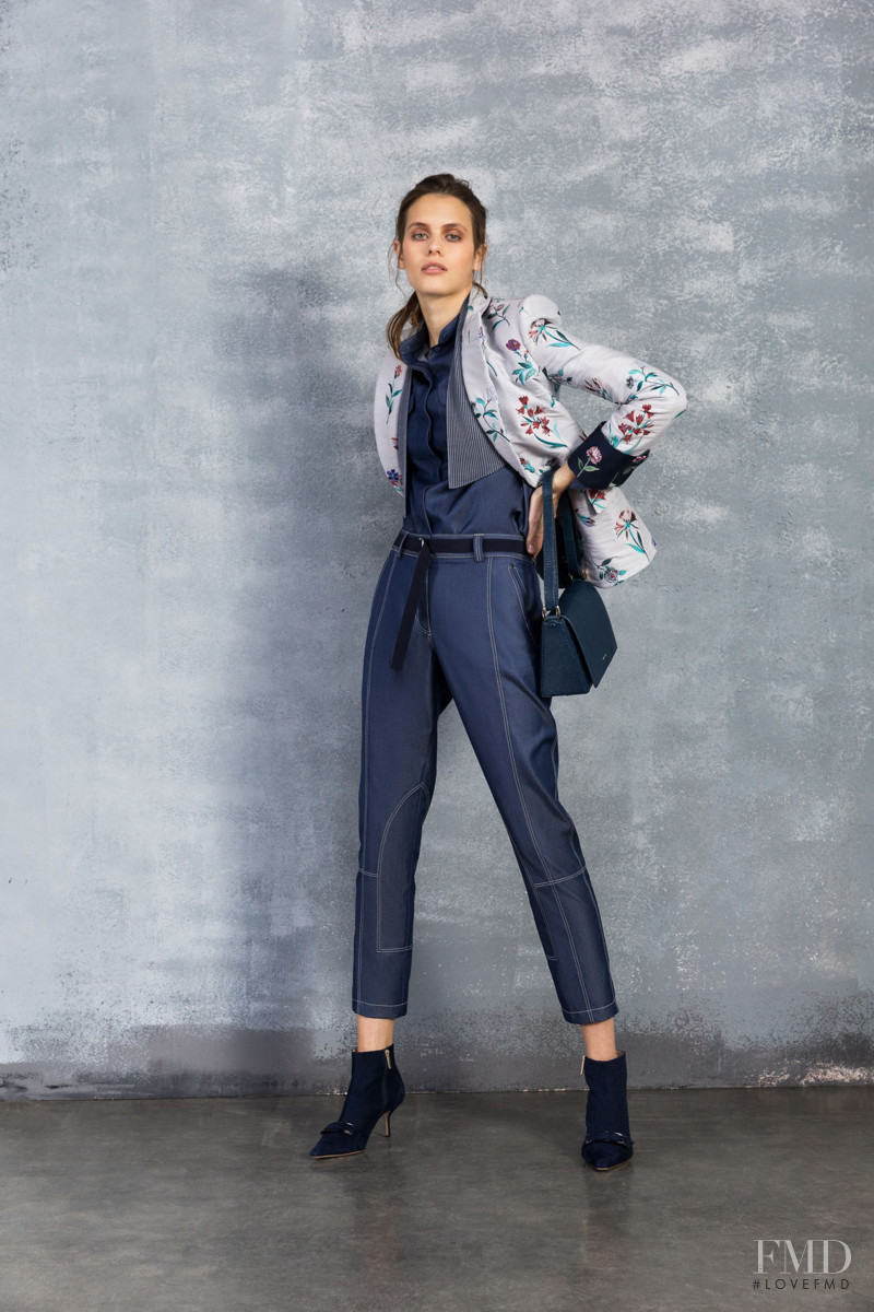 Darya Kostenich featured in  the Giorgio Armani lookbook for Pre-Fall 2019