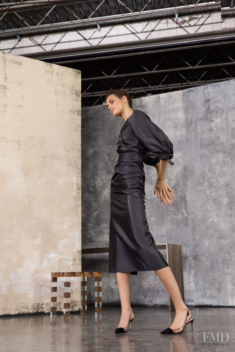 Darya Kostenich featured in  the Giorgio Armani lookbook for Pre-Fall 2019