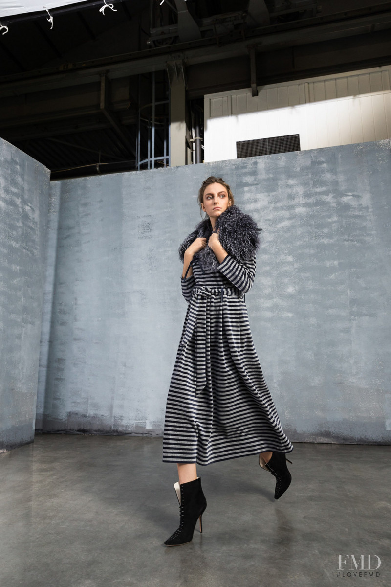 Darya Kostenich featured in  the Giorgio Armani lookbook for Pre-Fall 2019