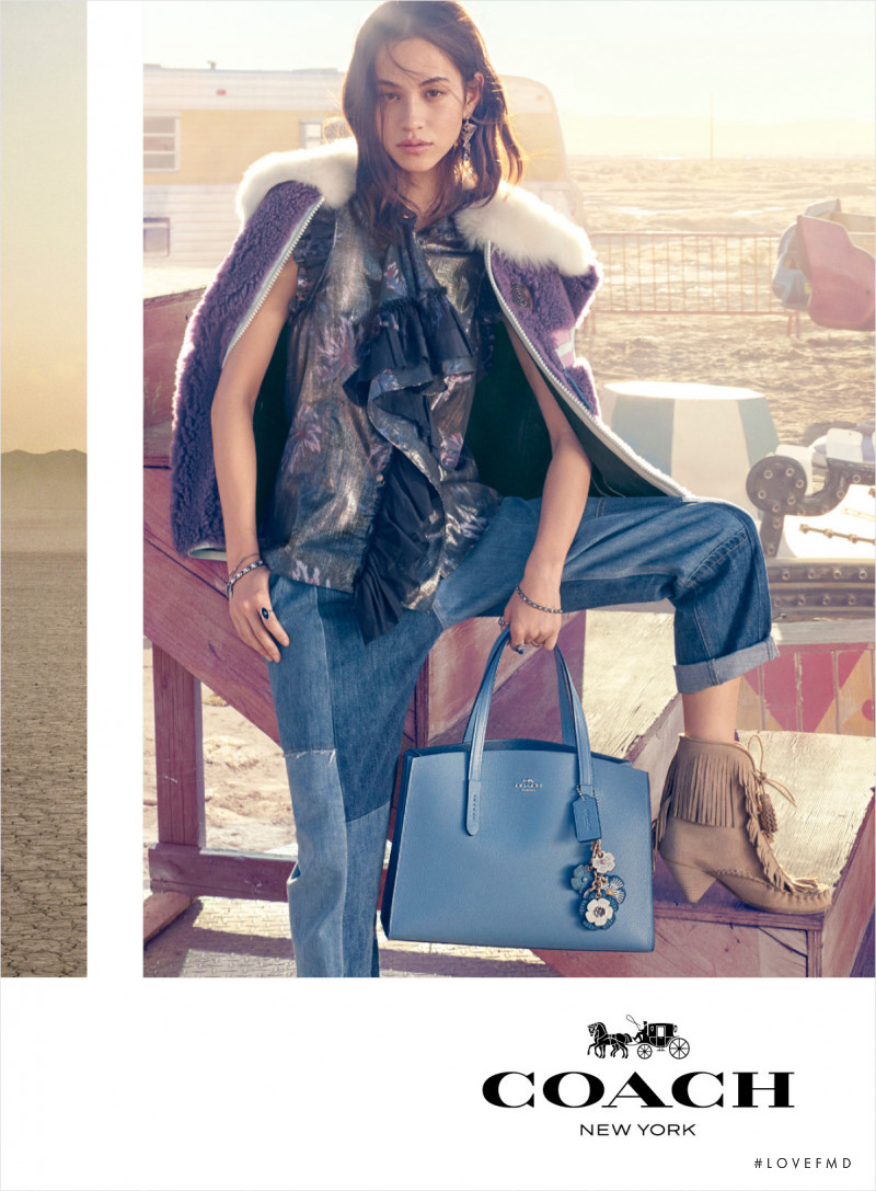 So Ra Choi featured in  the Coach advertisement for Spring/Summer 2019