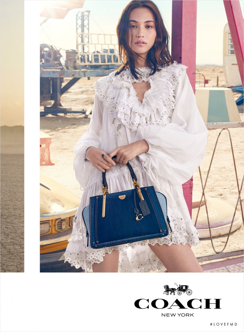 So Ra Choi featured in  the Coach advertisement for Spring/Summer 2019