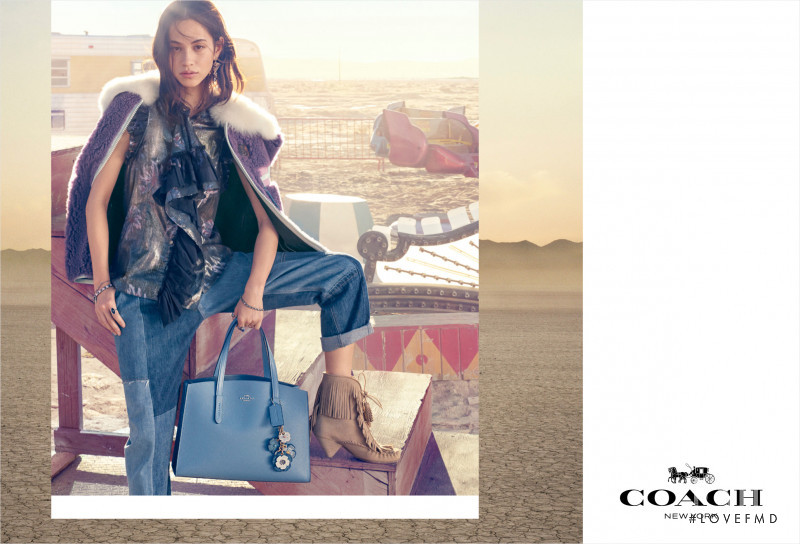 So Ra Choi featured in  the Coach advertisement for Spring/Summer 2019