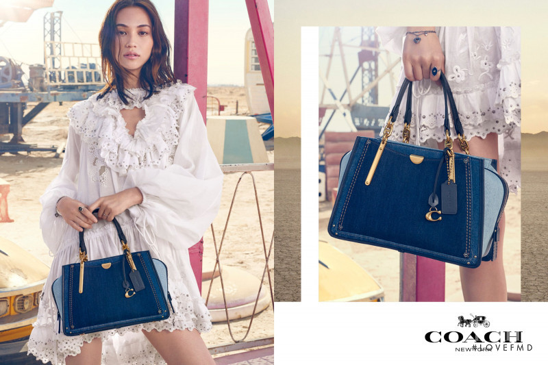 So Ra Choi featured in  the Coach advertisement for Spring/Summer 2019