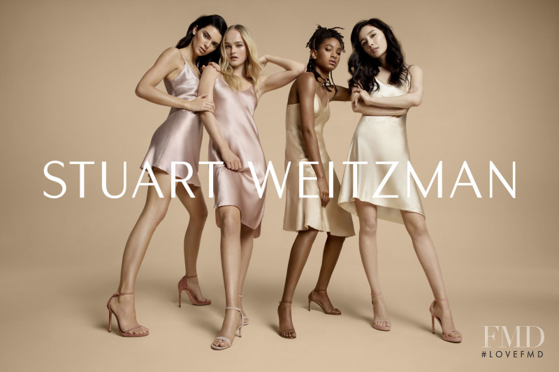 Jean Campbell featured in  the Stuart Weitzman advertisement for Spring/Summer 2019