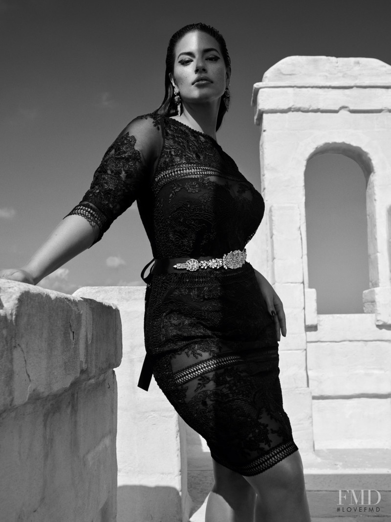 Ashley Graham featured in  the Marina Rinaldi advertisement for Spring/Summer 2019