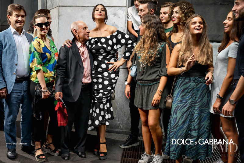 Monica Bellucci featured in  the Dolce & Gabbana advertisement for Spring/Summer 2019