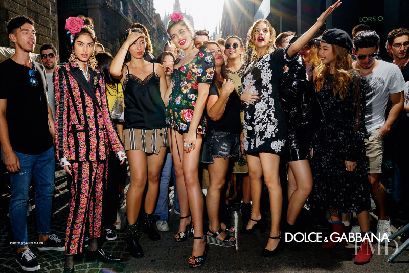 Alana Felisberto featured in  the Dolce & Gabbana advertisement for Spring/Summer 2019