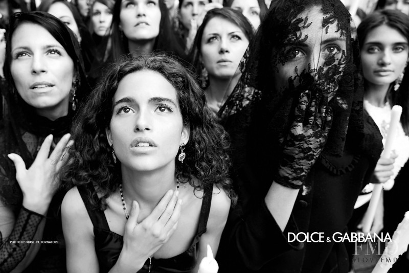 Chiara Scelsi featured in  the Dolce & Gabbana advertisement for Spring/Summer 2019