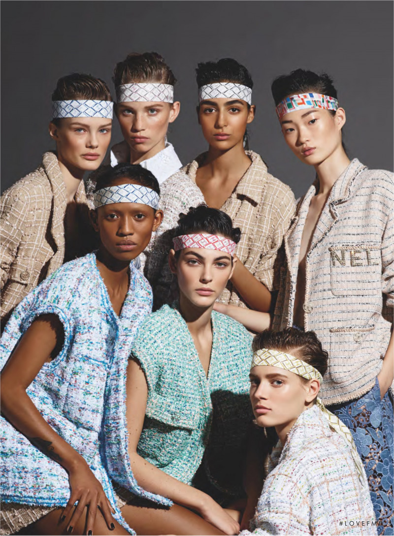 Adesuwa Aighewi featured in  the Chanel advertisement for Spring/Summer 2019