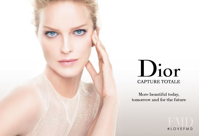 Eva Herzigova featured in  the Dior Beauty Dior Capture Totale advertisement for Autumn/Winter 2012