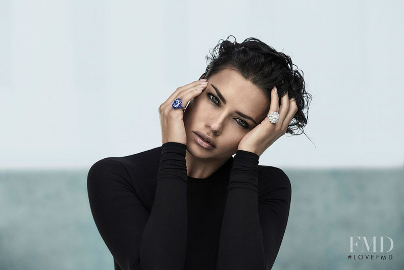 Adriana Lima featured in  the Chopard \'Magical Setting\' Haute Joaillerie advertisement for Spring/Summer 2019