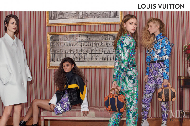 Masha Skokova featured in  the Louis Vuitton advertisement for Spring/Summer 2019