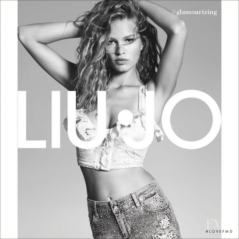 Anna Ewers featured in  the Liu Jo advertisement for Spring/Summer 2019