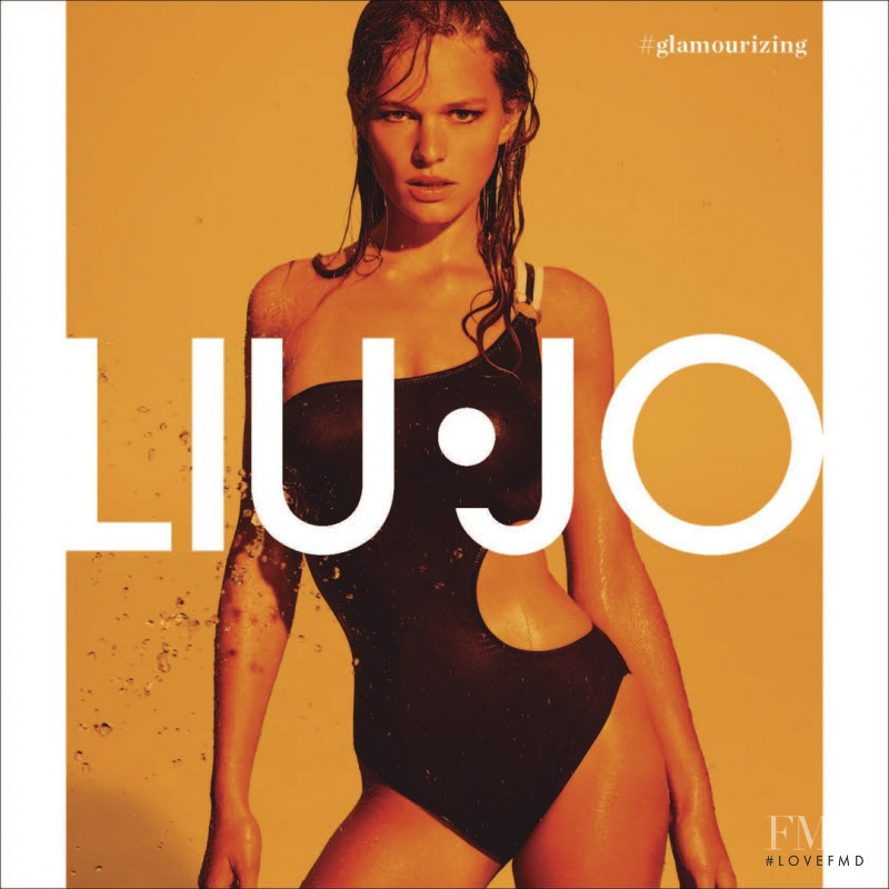 Anna Ewers featured in  the Liu Jo advertisement for Spring/Summer 2019