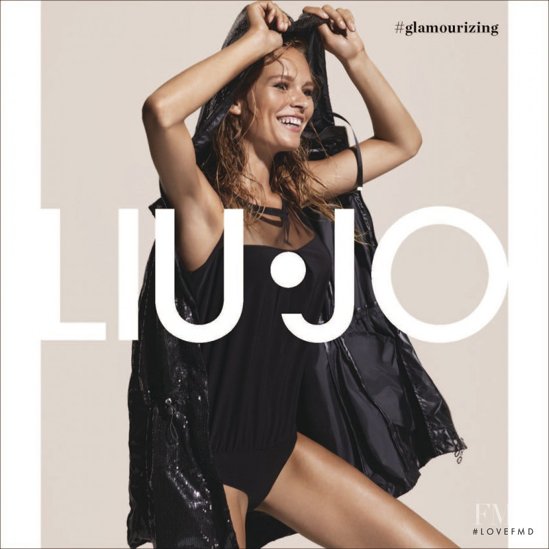 Anna Ewers featured in  the Liu Jo advertisement for Spring/Summer 2019