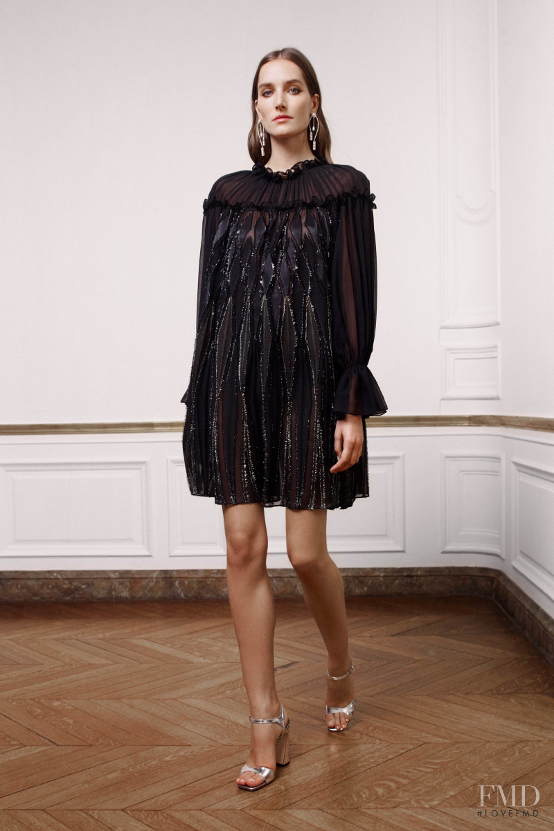 Joséphine Le Tutour featured in  the Alberta Ferretti Limited Edition fashion show for Autumn/Winter 2019