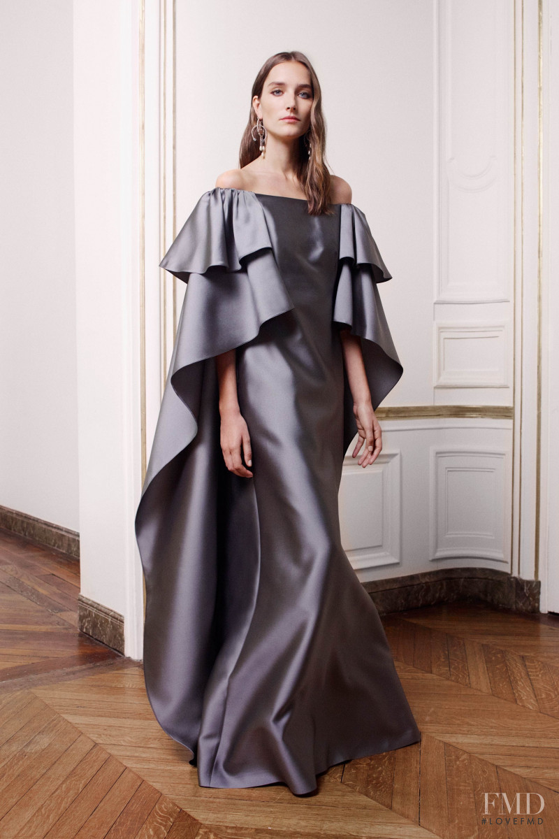 Joséphine Le Tutour featured in  the Alberta Ferretti Limited Edition fashion show for Autumn/Winter 2019