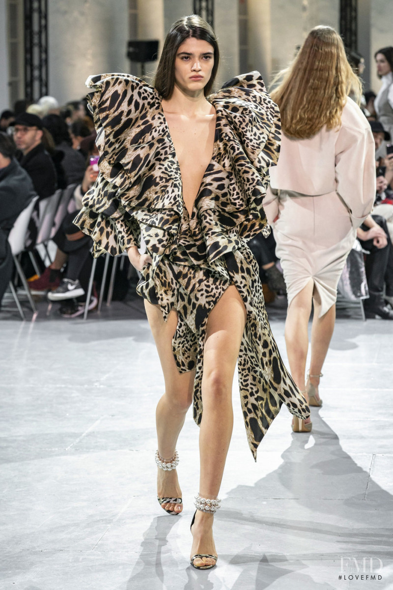 Alexandra Maria Micu featured in  the Alexandre Vauthier fashion show for Spring/Summer 2019
