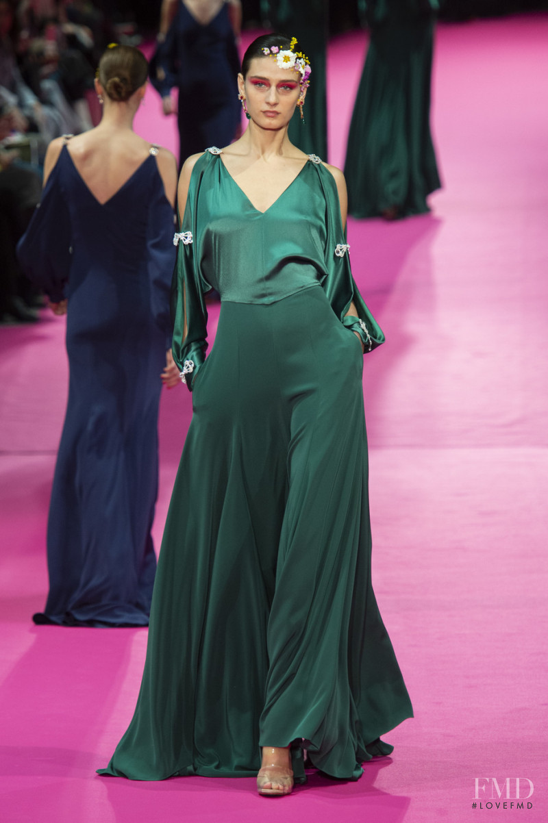 Daniela Aciu featured in  the Alexis Mabille fashion show for Spring/Summer 2019