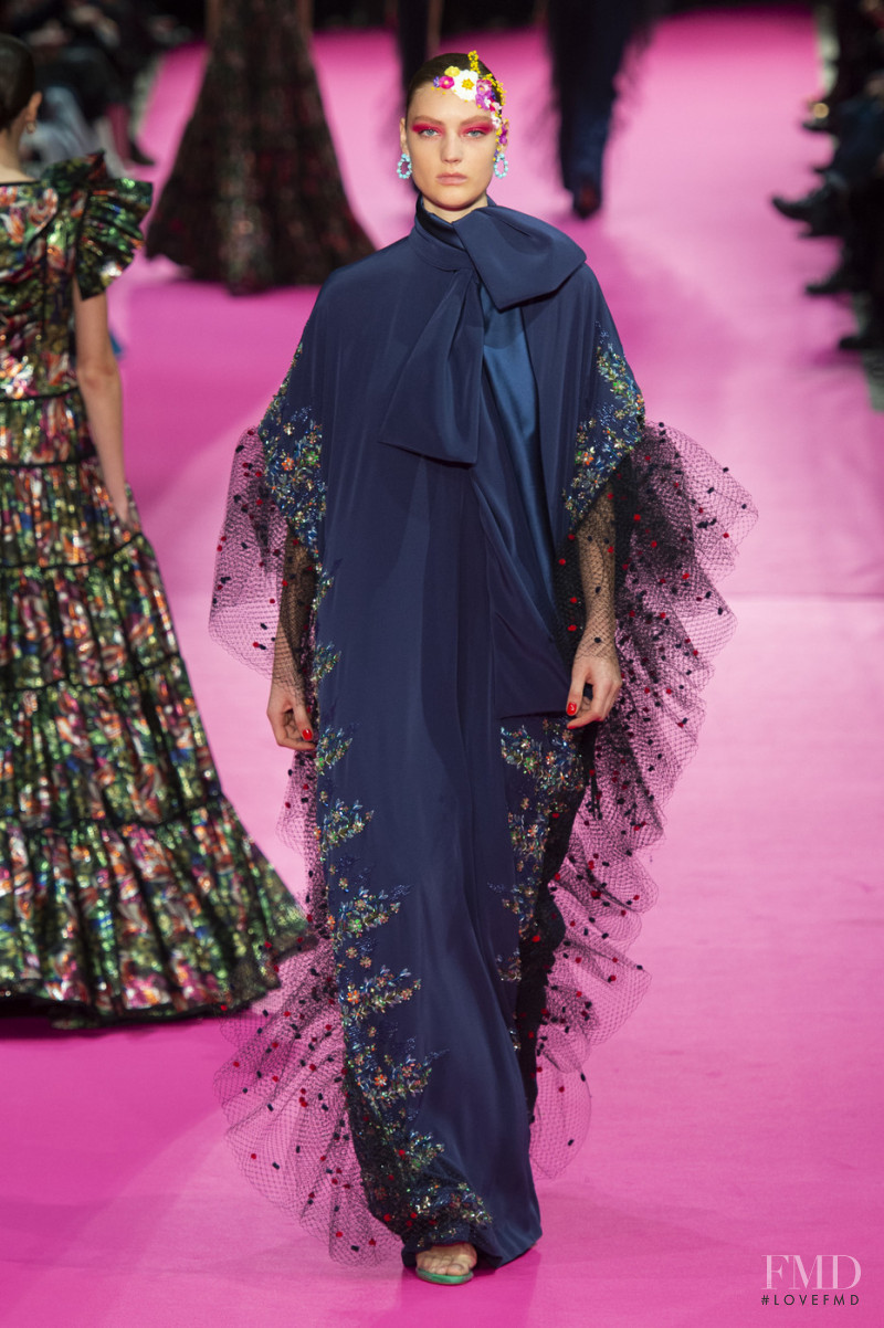 Susanne Knipper featured in  the Alexis Mabille fashion show for Spring/Summer 2019