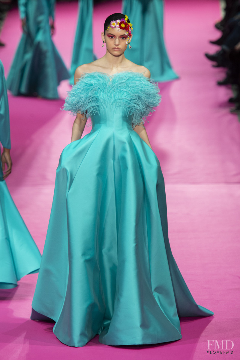 Nikki Vonsee featured in  the Alexis Mabille fashion show for Spring/Summer 2019