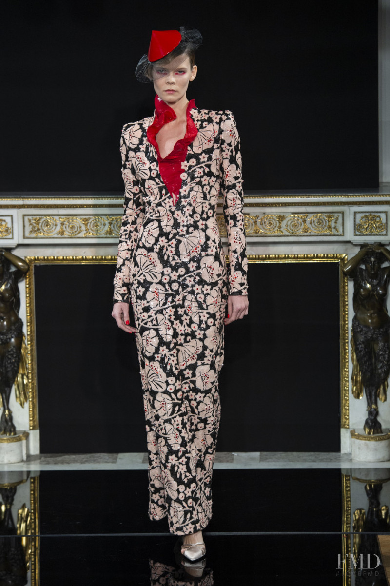 Irina Kravchenko featured in  the Armani Prive fashion show for Spring/Summer 2019