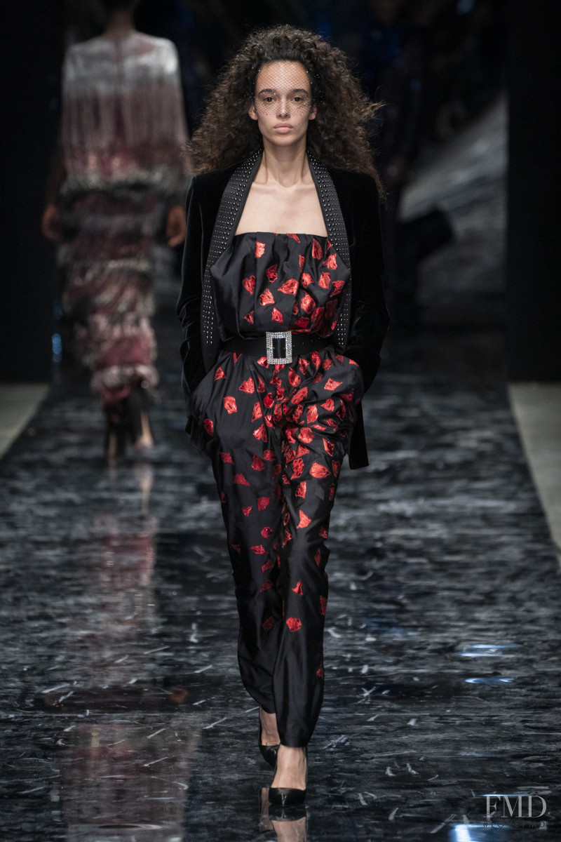 Nandy Nicodeme featured in  the Azzaro fashion show for Spring/Summer 2019