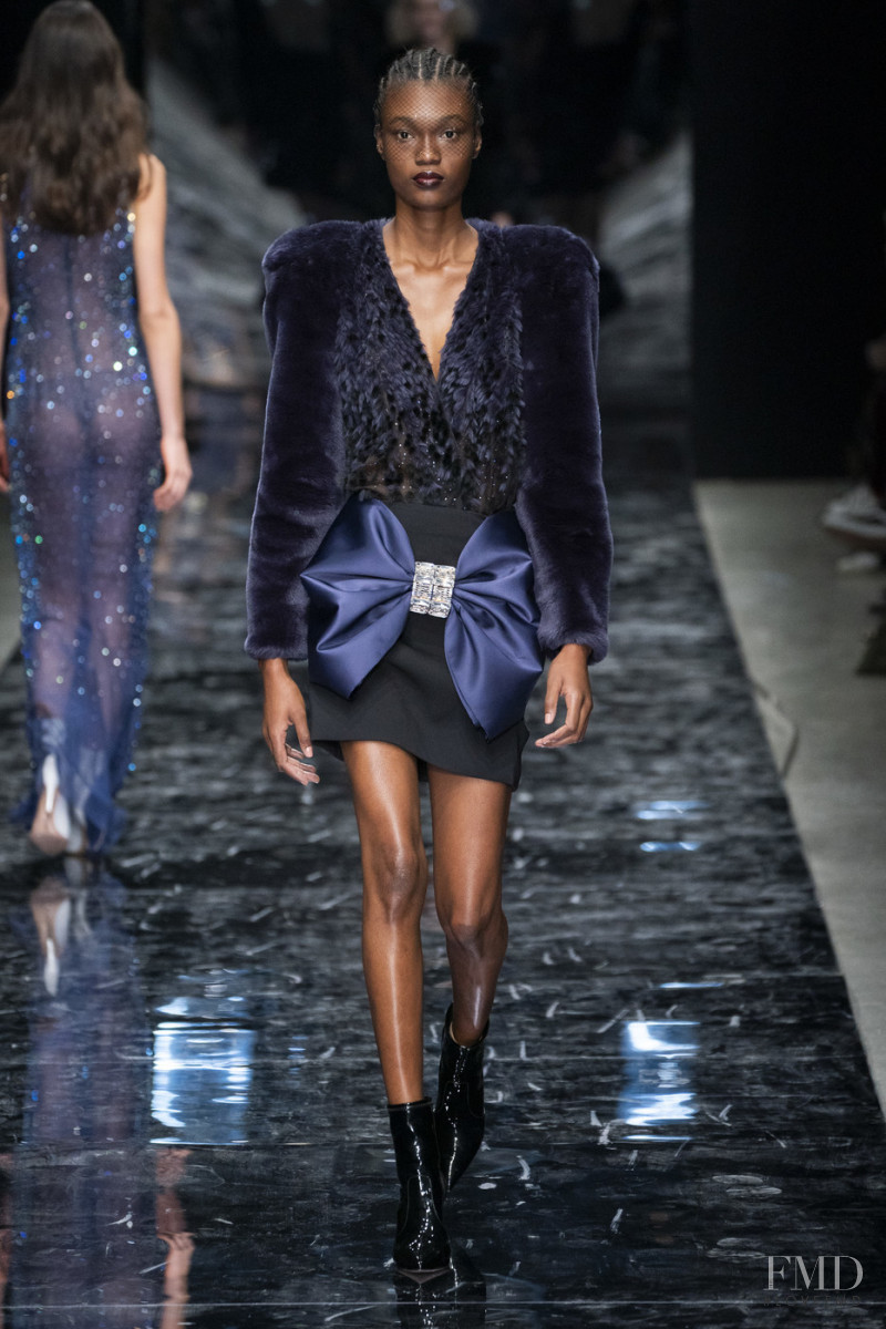 Naki Depass featured in  the Azzaro fashion show for Spring/Summer 2019