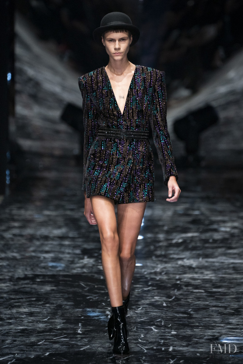 Michi Czastka featured in  the Azzaro fashion show for Spring/Summer 2019