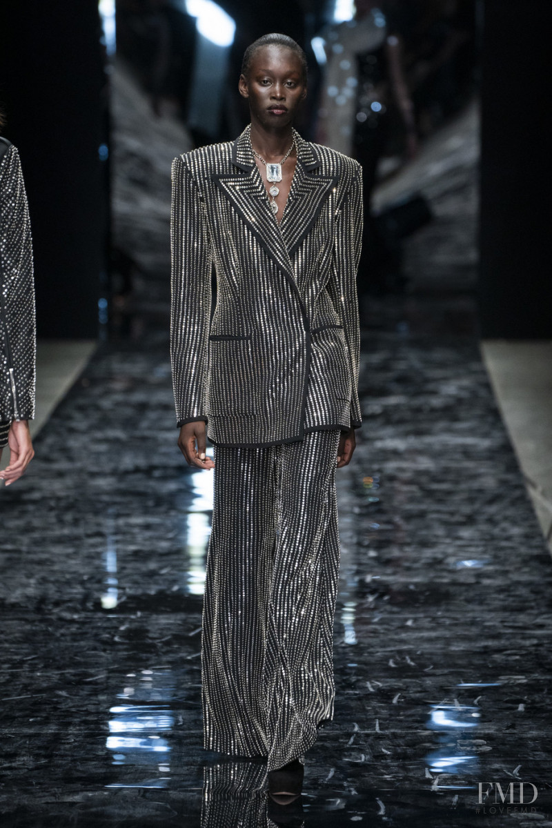 Sabah Koj featured in  the Azzaro fashion show for Spring/Summer 2019