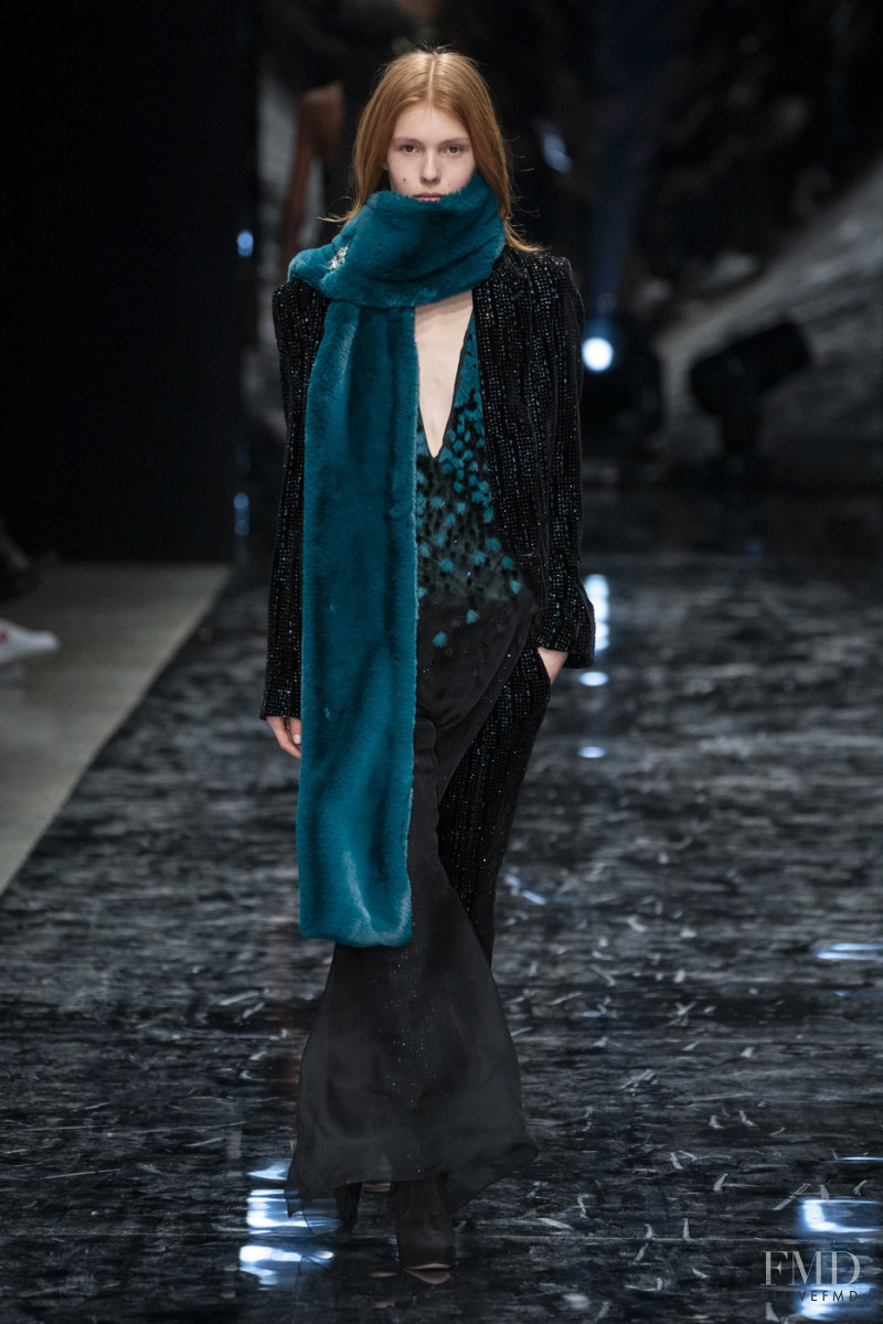 Yeva Podurian featured in  the Azzaro fashion show for Spring/Summer 2019