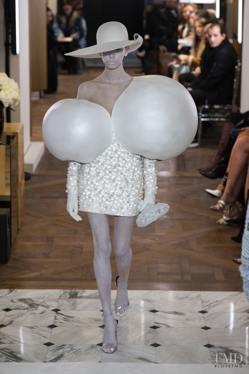 Moira Berntz featured in  the Balmain fashion show for Spring/Summer 2019