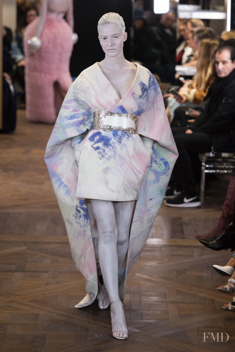 Sasha Luss featured in  the Balmain fashion show for Spring/Summer 2019