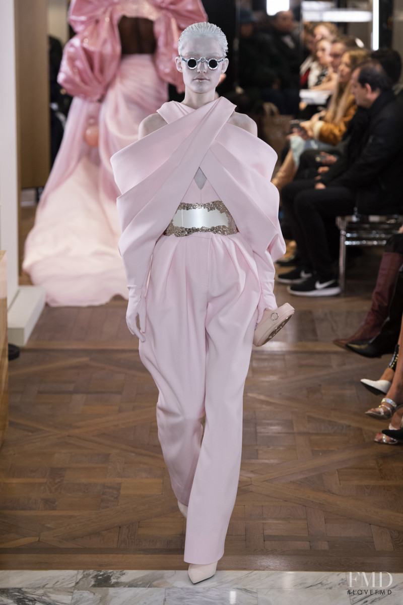 Sara Van Der Hoek featured in  the Balmain fashion show for Spring/Summer 2019