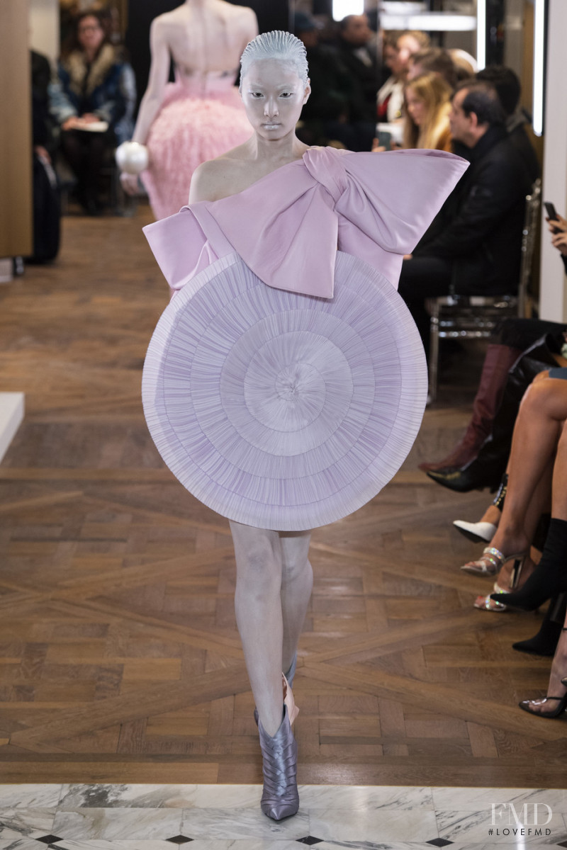 Wang Han featured in  the Balmain fashion show for Spring/Summer 2019
