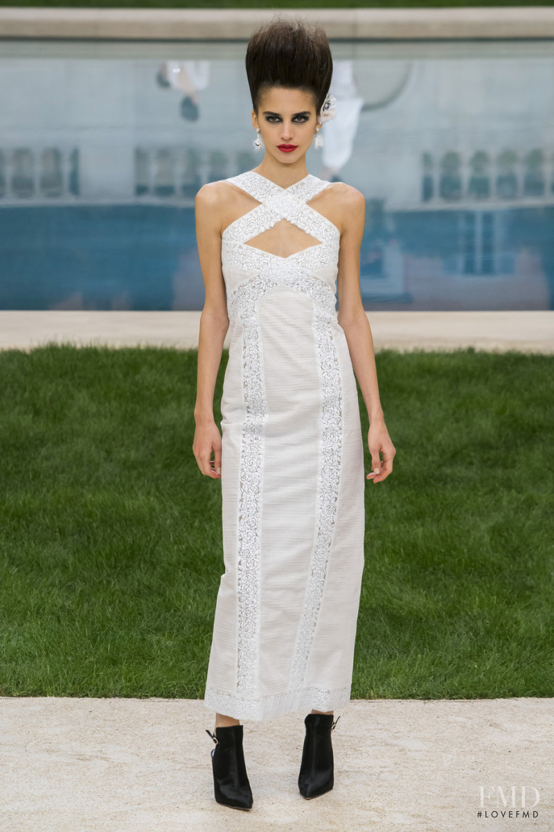 Milagros Pineiro featured in  the Chanel Haute Couture fashion show for Spring/Summer 2019