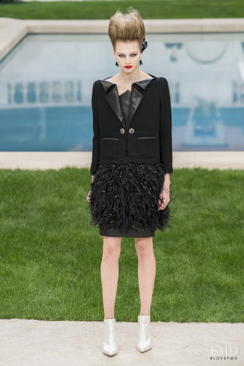 Deirdre Firinne featured in  the Chanel Haute Couture fashion show for Spring/Summer 2019
