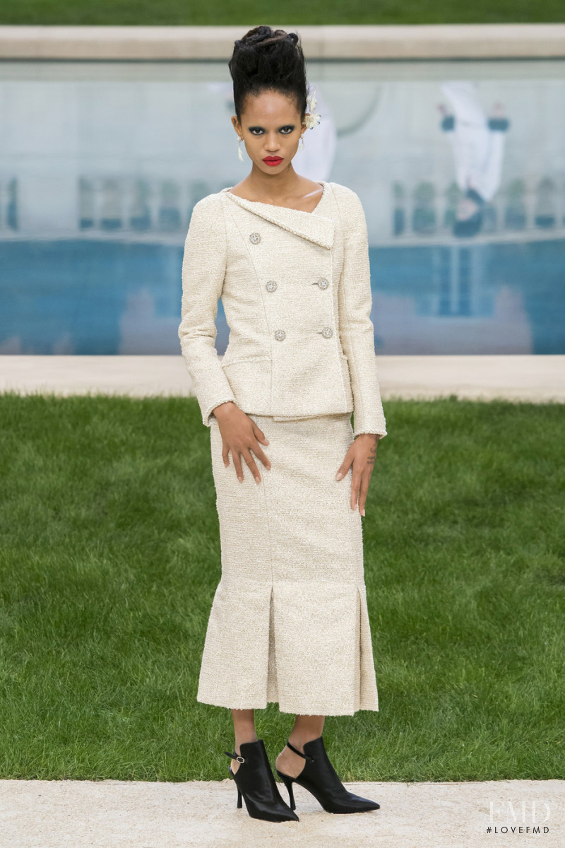 Adesuwa Aighewi featured in  the Chanel Haute Couture fashion show for Spring/Summer 2019