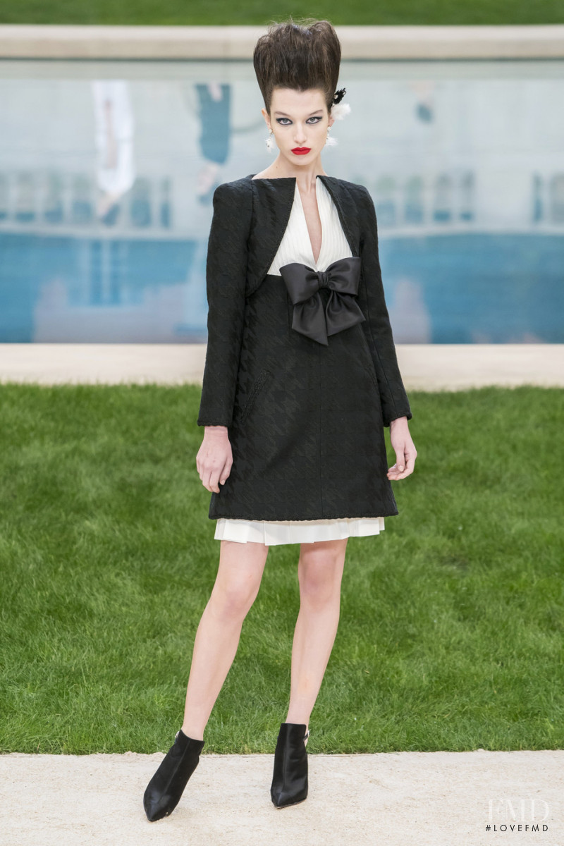 McKenna Hellam featured in  the Chanel Haute Couture fashion show for Spring/Summer 2019