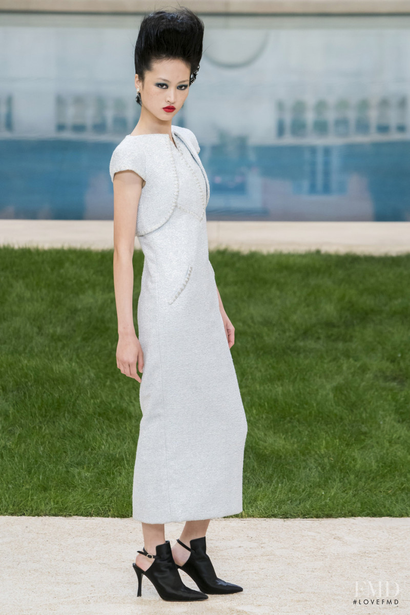 Jing Wen featured in  the Chanel Haute Couture fashion show for Spring/Summer 2019