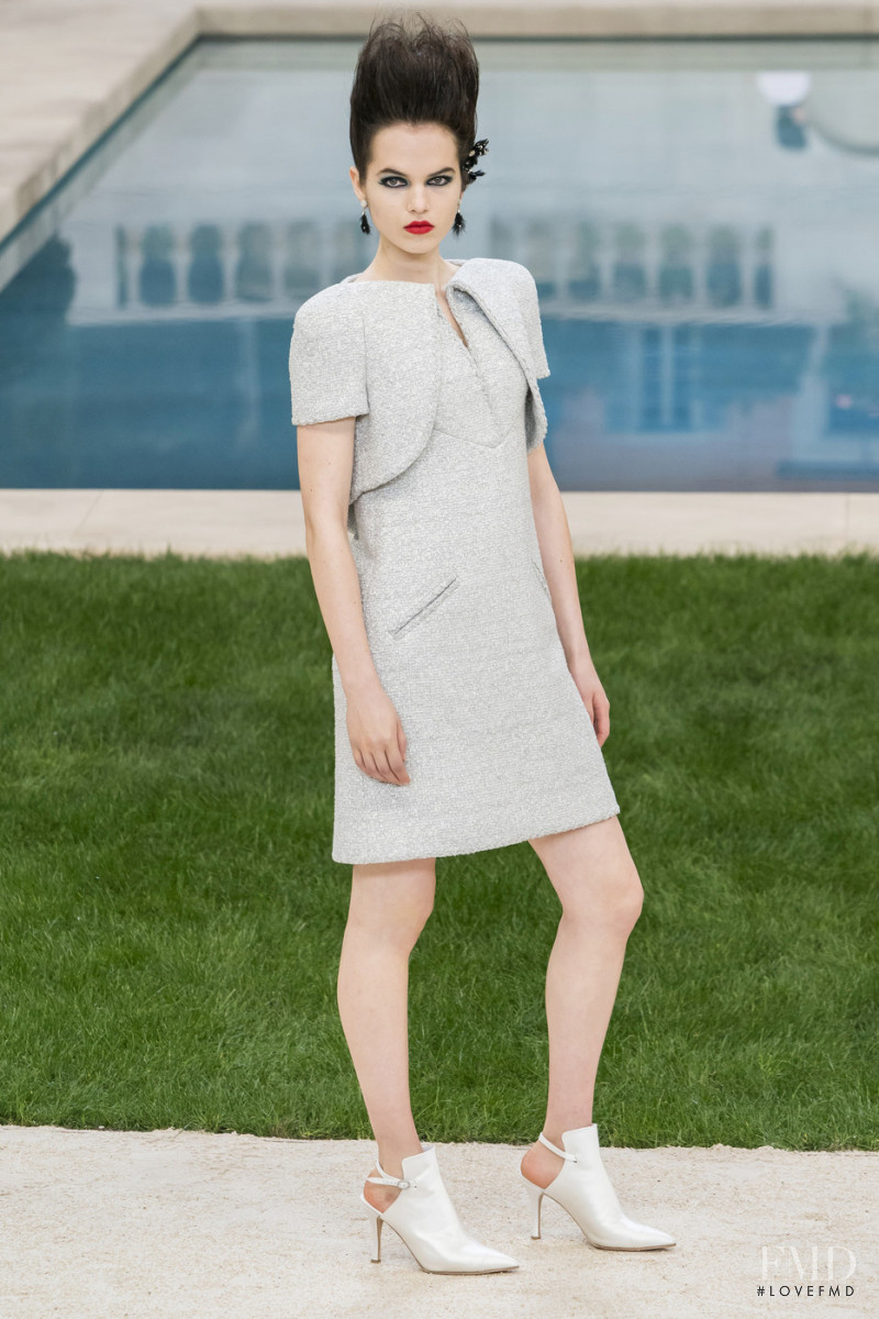 Lily Stewart featured in  the Chanel Haute Couture fashion show for Spring/Summer 2019