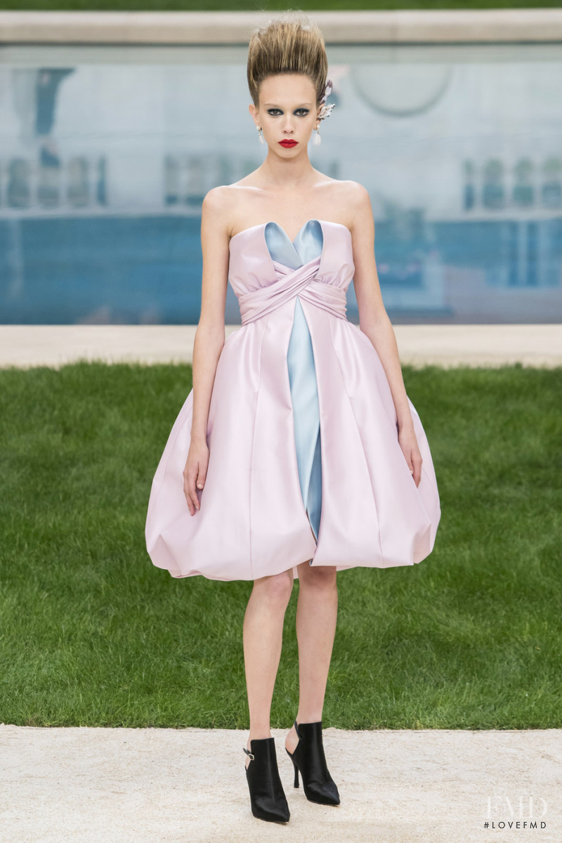 Moira Berntz featured in  the Chanel Haute Couture fashion show for Spring/Summer 2019