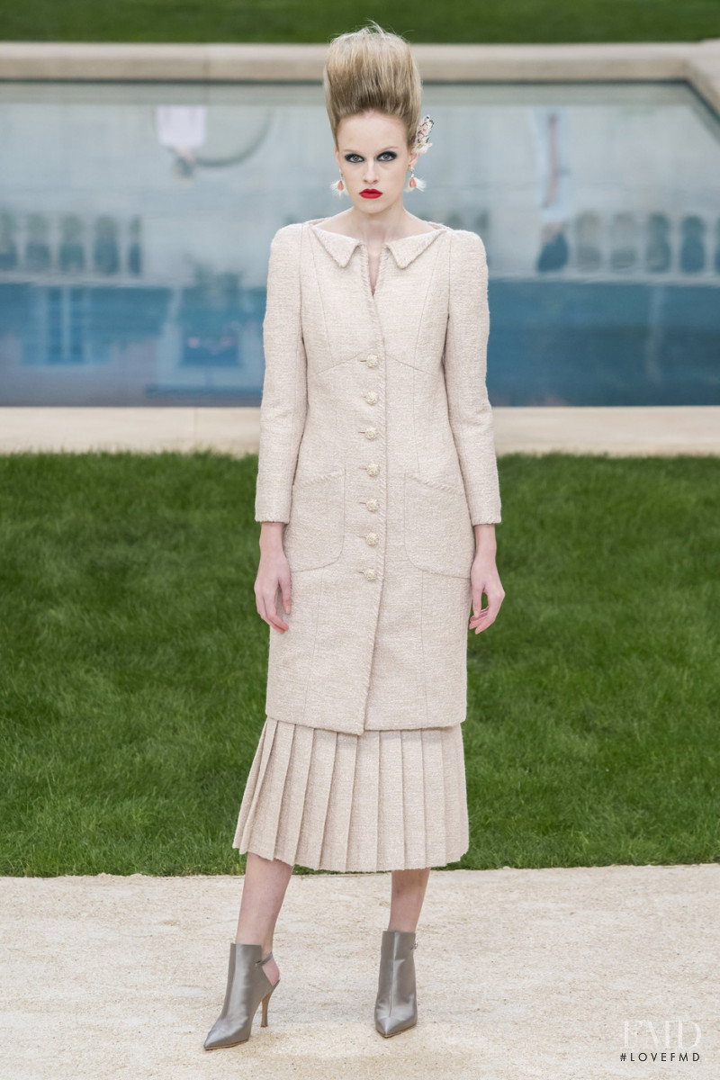 Aneta Mestanova featured in  the Chanel Haute Couture fashion show for Spring/Summer 2019