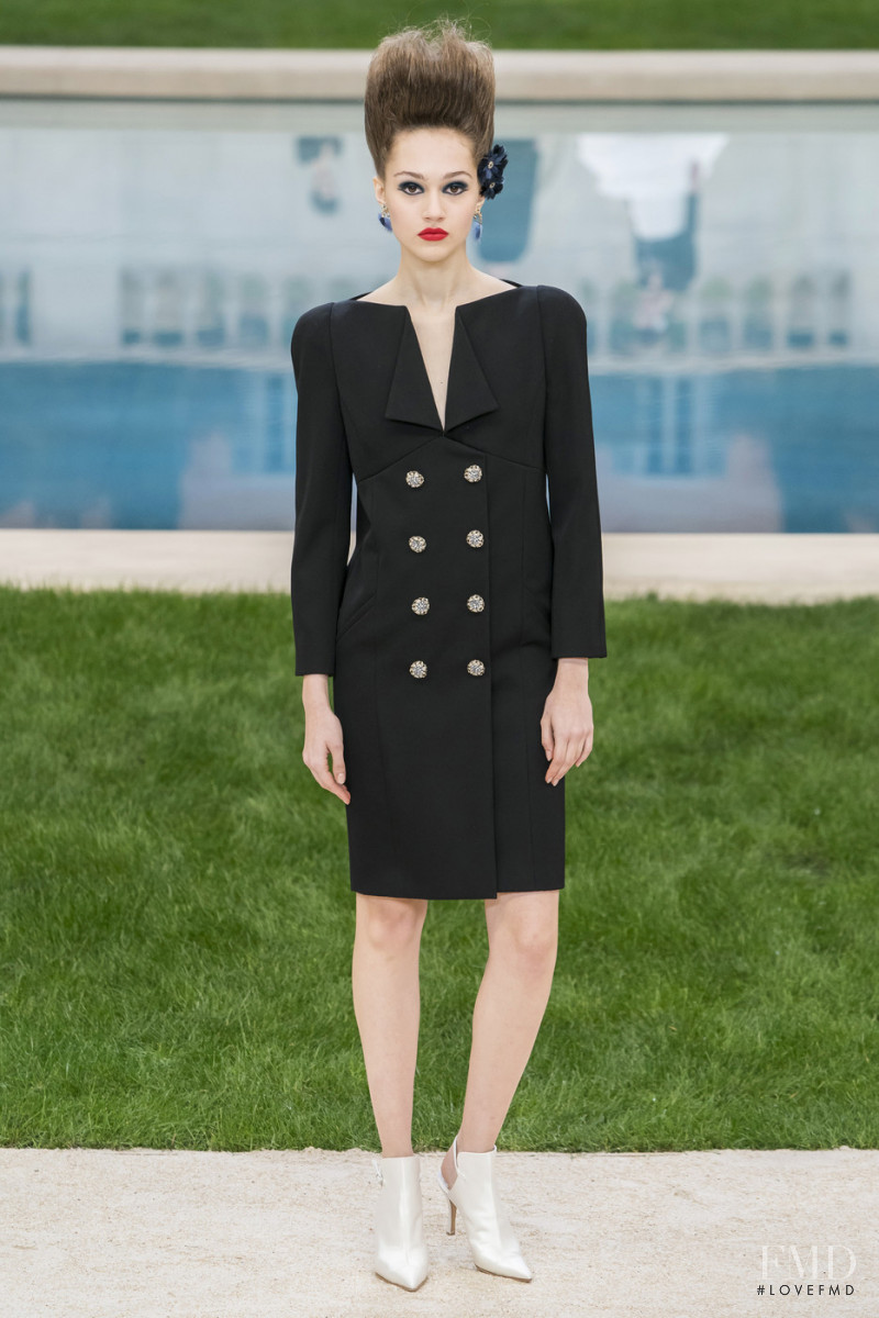 Michelle Gutknecht featured in  the Chanel Haute Couture fashion show for Spring/Summer 2019